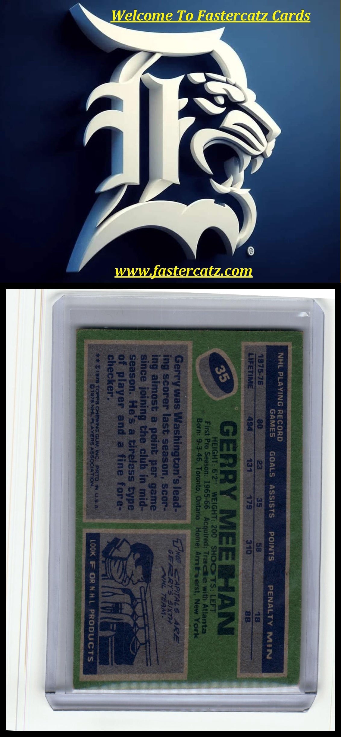 1976-77 Topps #35 Gerry Meehan