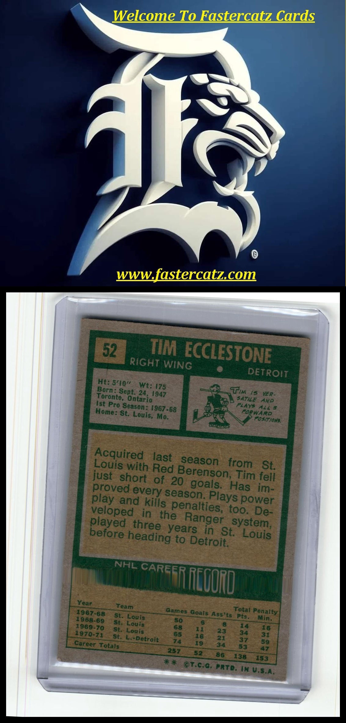 1971-72 Bazooka #27 Tim Ecclestone
