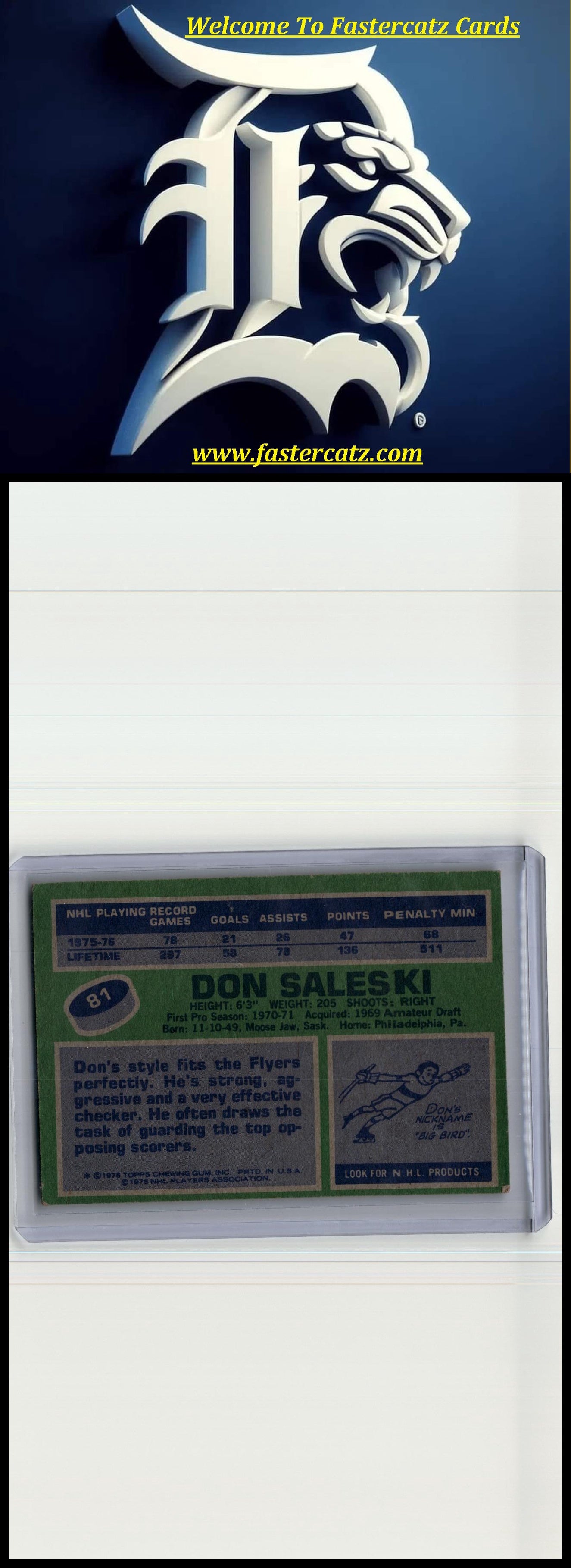 1976-77 Topps #81 Don Saleski