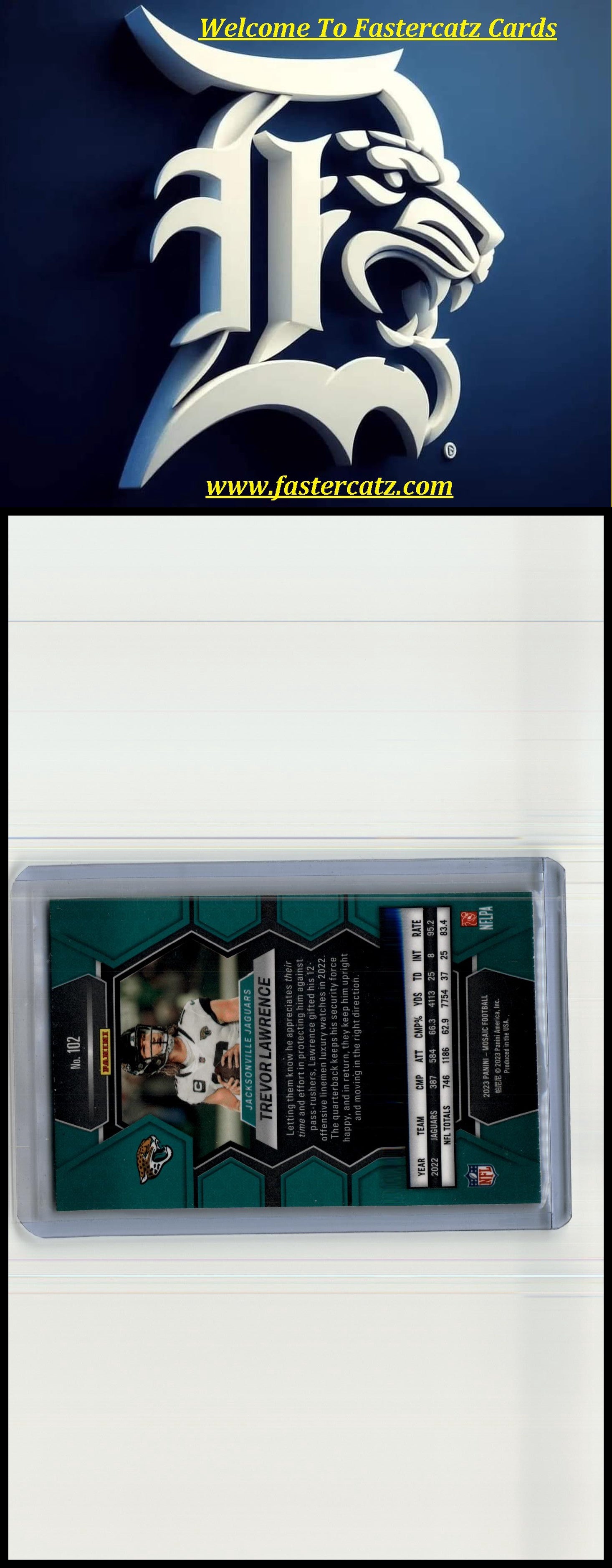 2023 Panini Mosaic #102 Trevor Lawrence