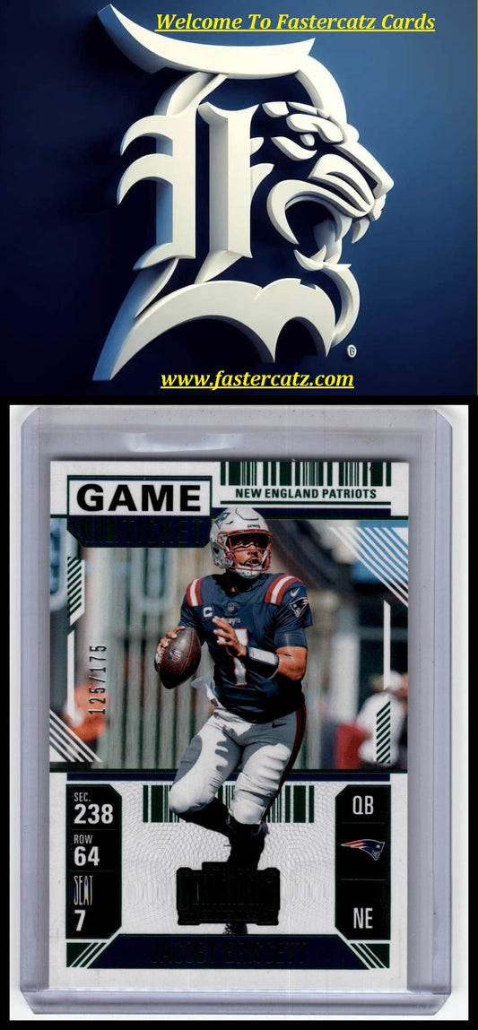2024 Panini Contenders #67 Jacoby Brissett Game Ticket Red
