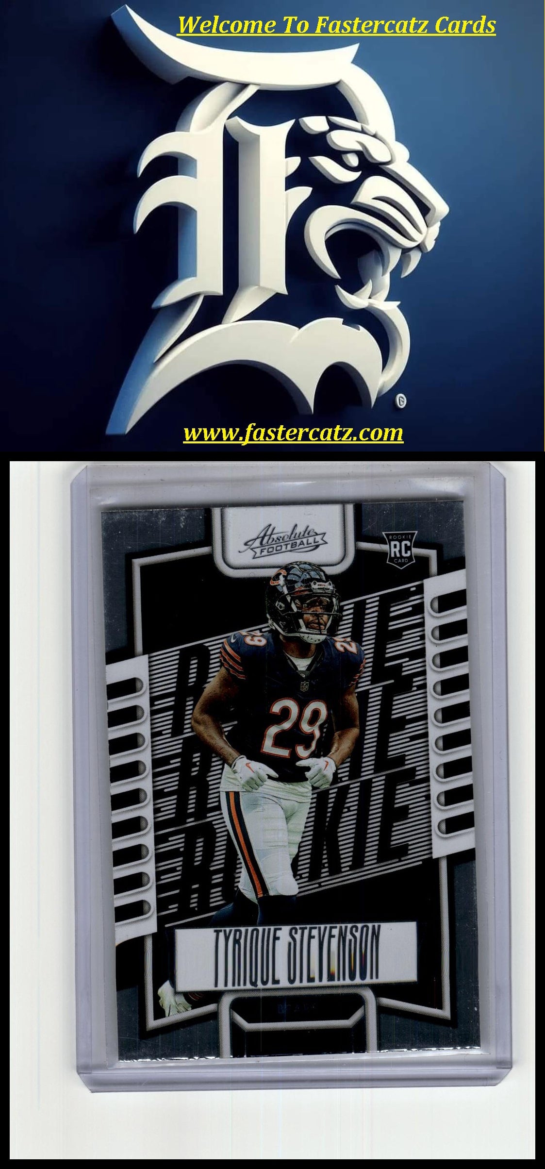 2023 Panini Absolute #174 Tyrique Stevenson Signature Rookies Gold Stars #/10