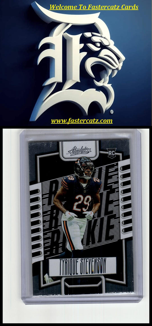 2023 Panini Absolute #174 Tyrique Stevenson Signature Rookies Gold Stars #/10