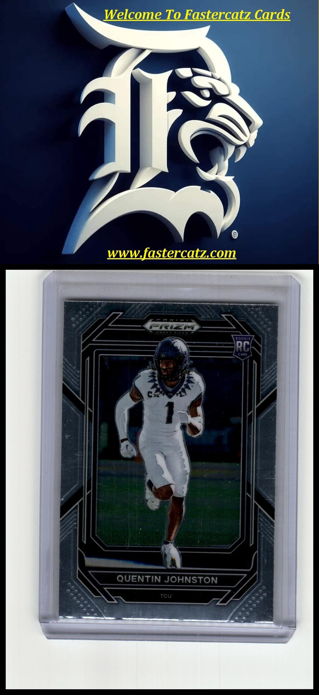 2023 Panini Prizm Draft Picks #138 Quentin Johnston