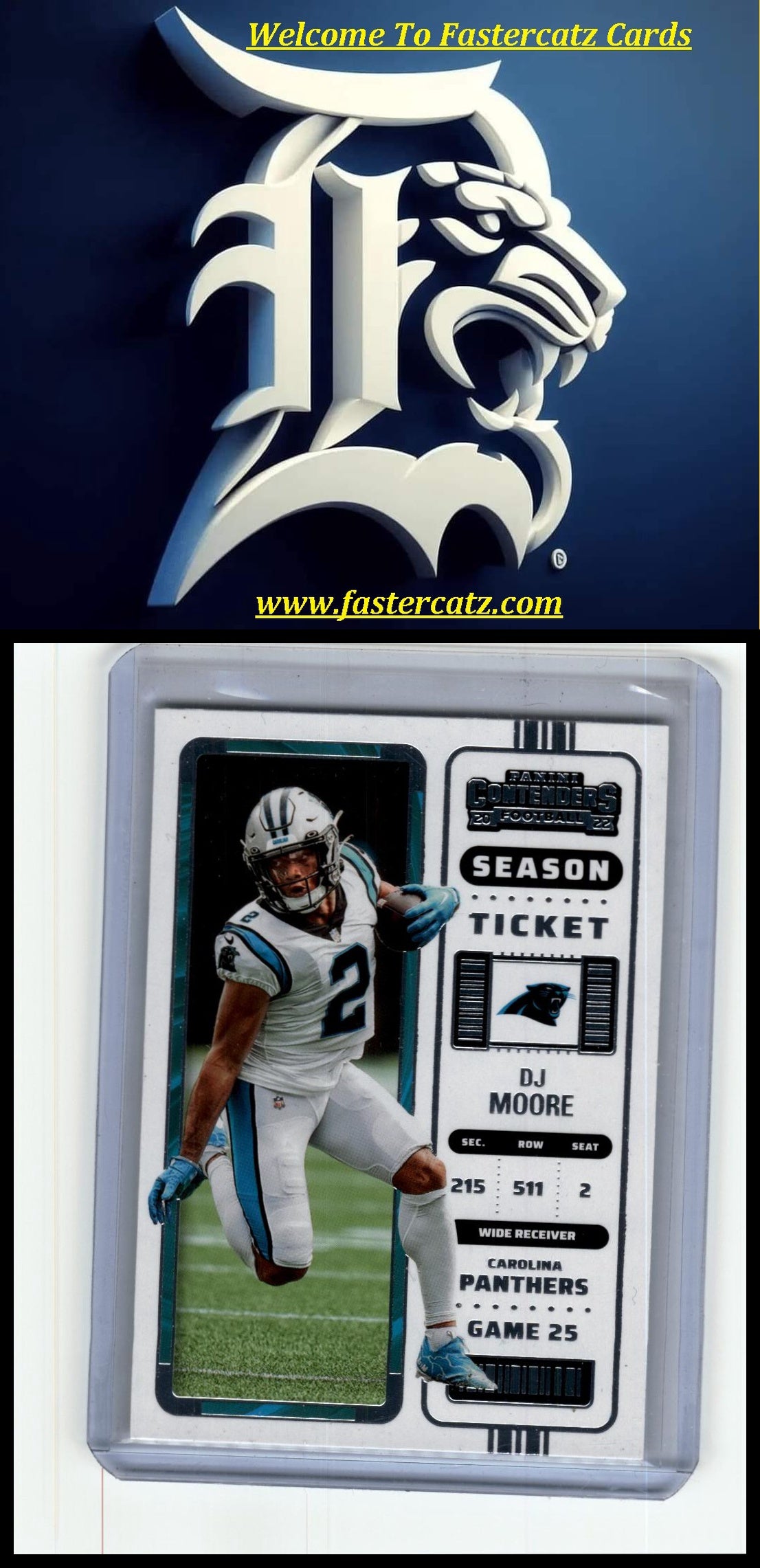 2022 Panini Contenders #16 DJ Moore