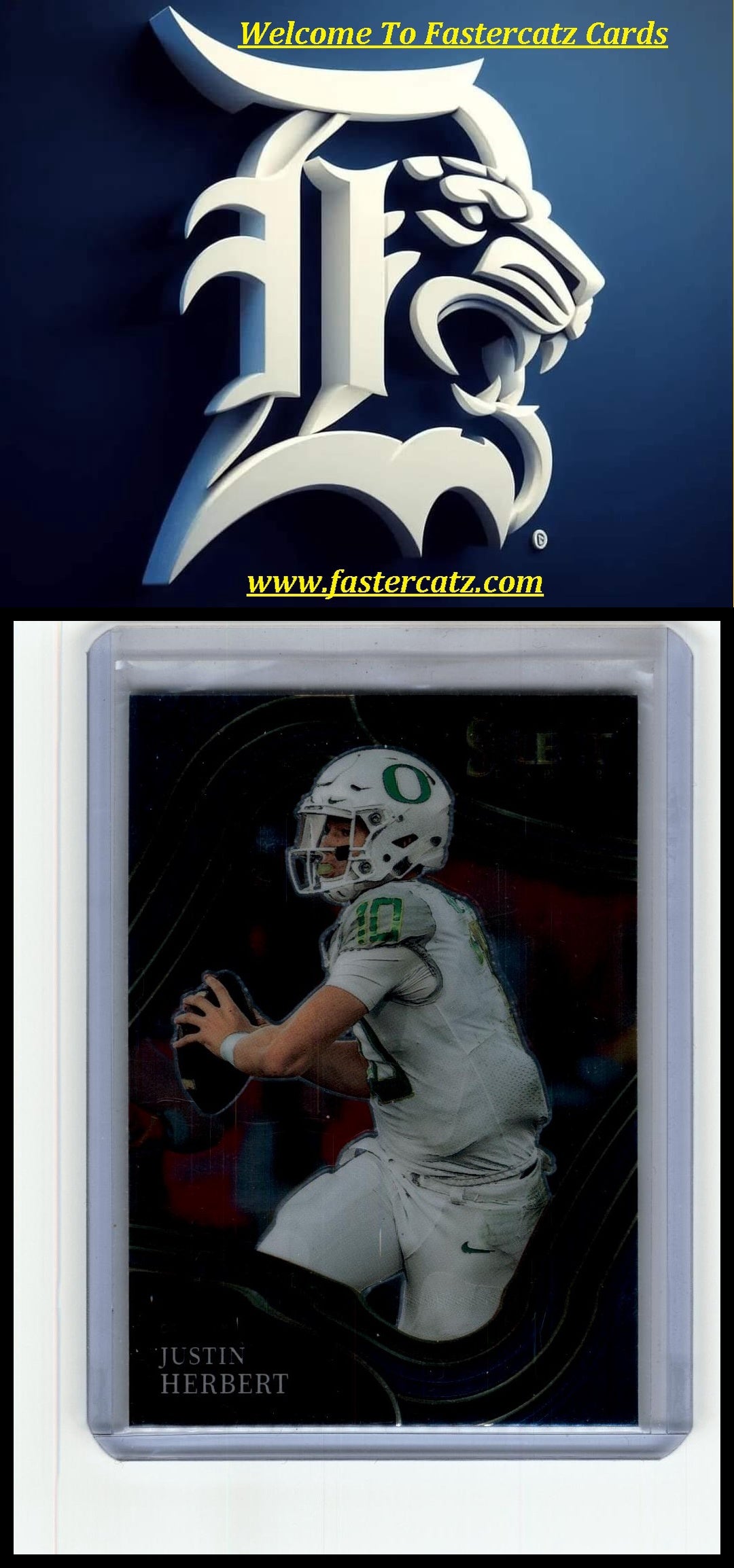 2022 Panini Select Draft Picks #135 Justin Herbert