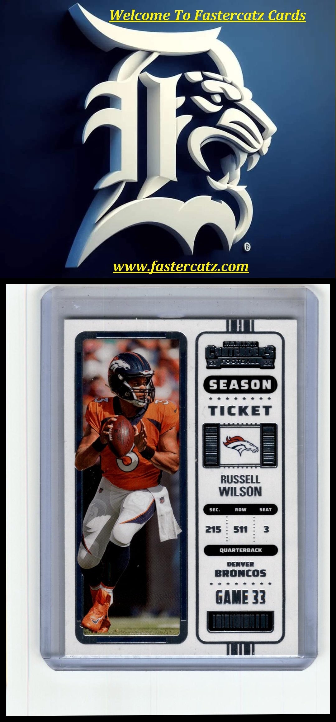 2022 Panini Contenders #30 Russell Wilson