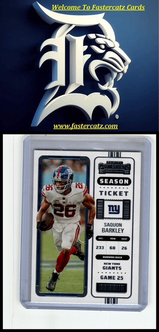 2022 Panini Contenders #70 Saquon Barkley