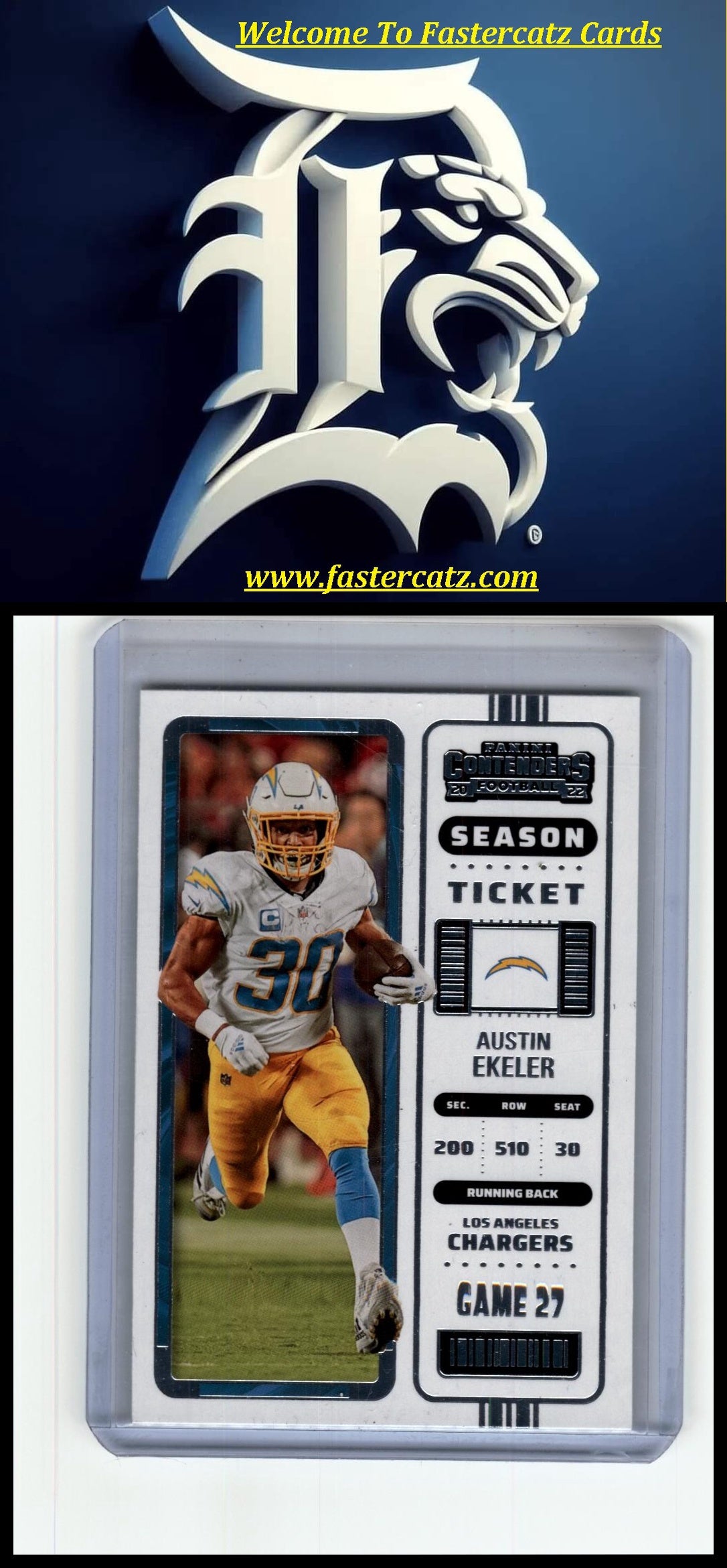 2022 Panini Contenders #73 Austin Ekeler