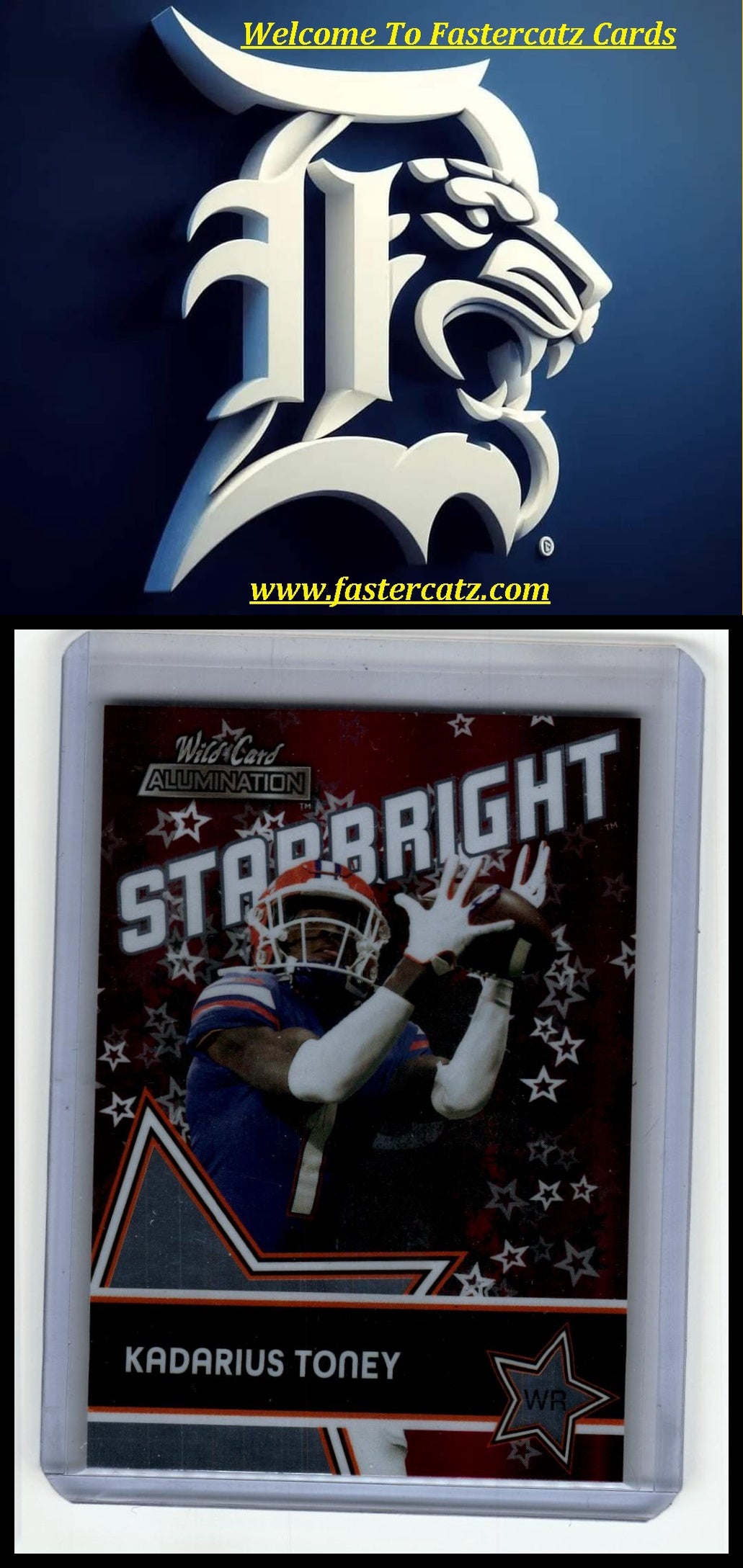 2021 Wild Card Alumination #SB-19 Kadarius Toney Starbright Red