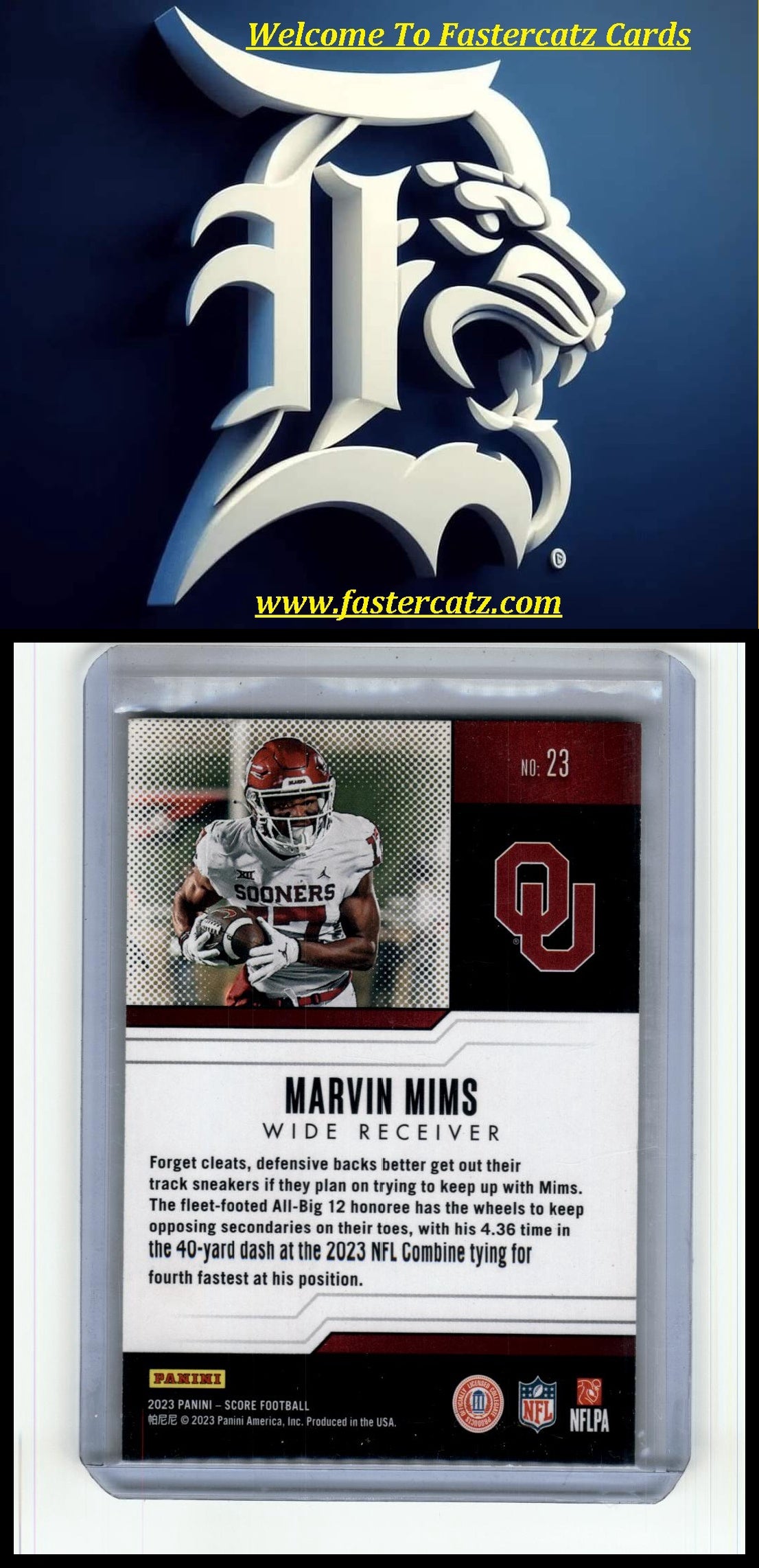 2023 Score #23 Marvin Mims Protential
