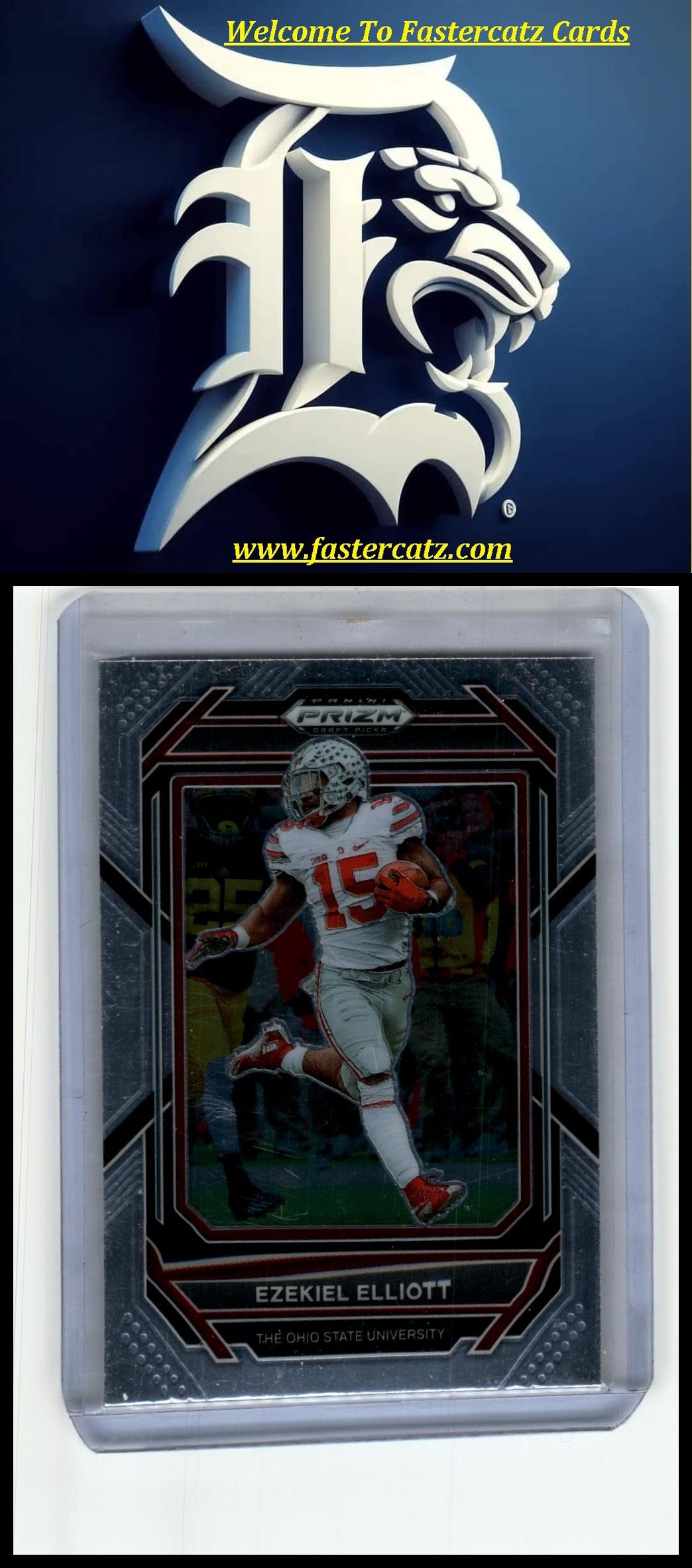 2023 Panini Prizm Draft Picks #40 Ezekiel Elliott