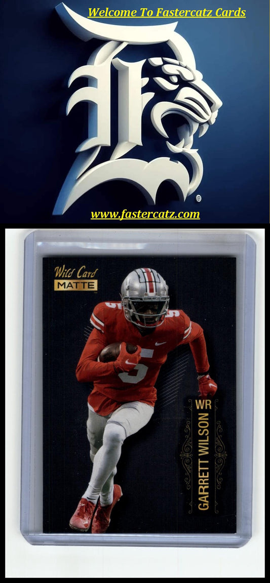 2022 Wild Card Matte #MB-43 Garrett Wilson