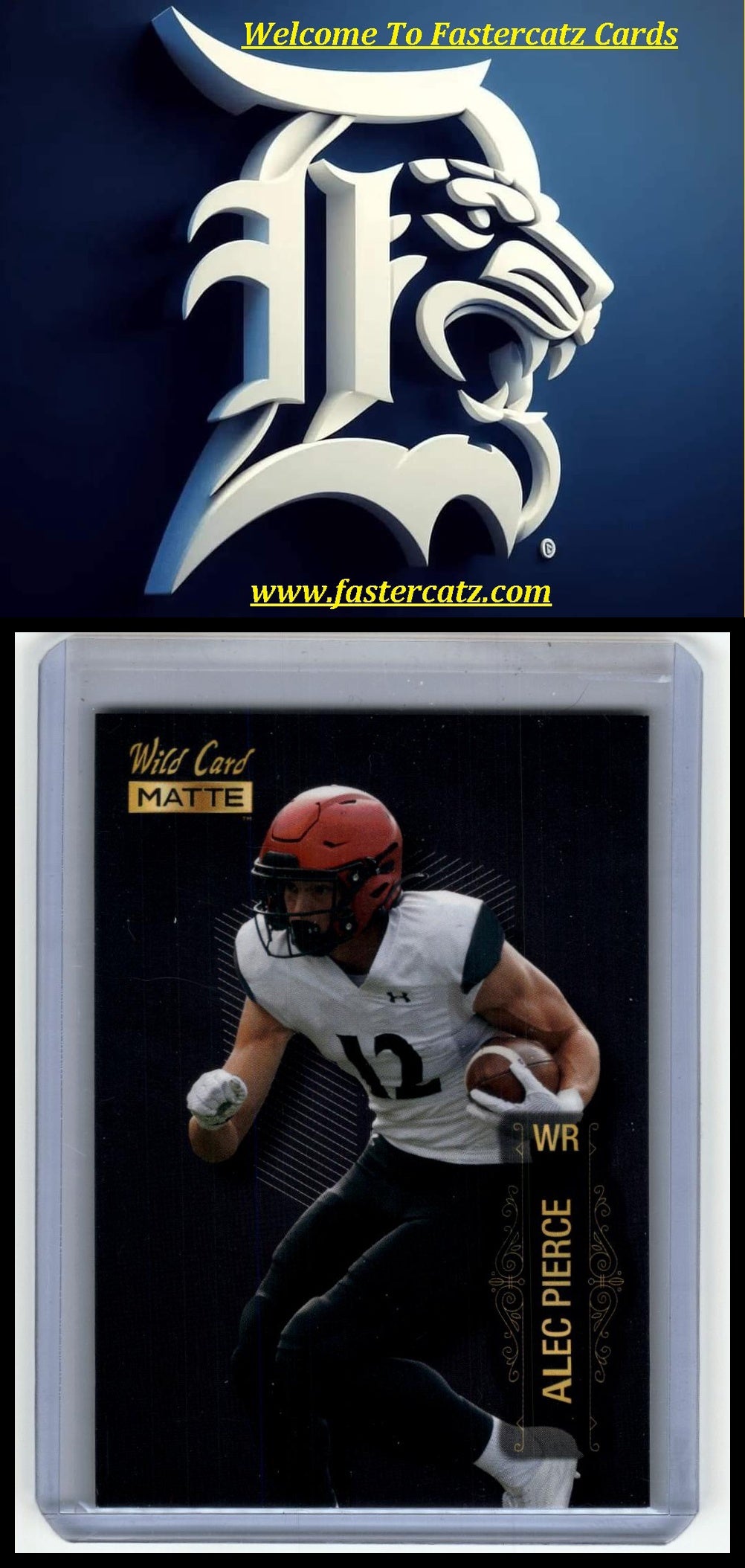 2022 Wild Card Matte #MB-3 Alec Pierce Blue