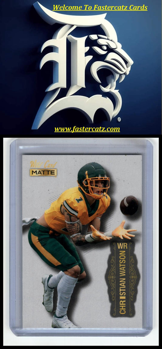 2022 Wild Card Matte #MB-17 Christian Watson 50 Stripes White