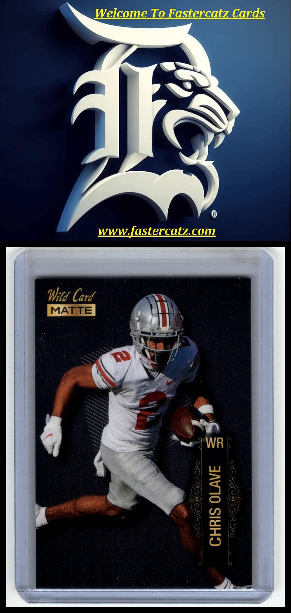 2022 Wild Card Matte #MB-13 Chris Olave