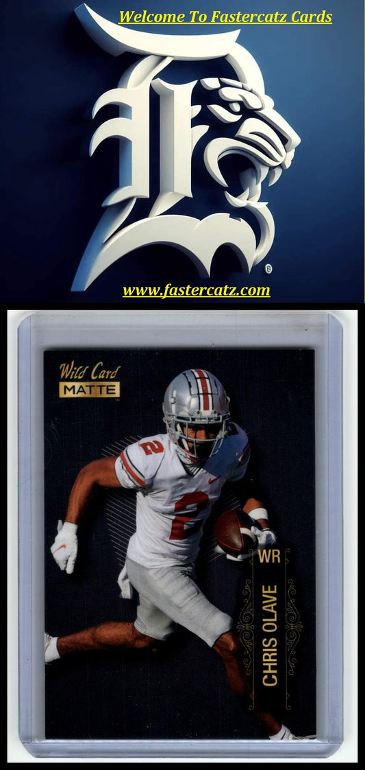 2022 Wild Card Matte #MB-13 Chris Olave
