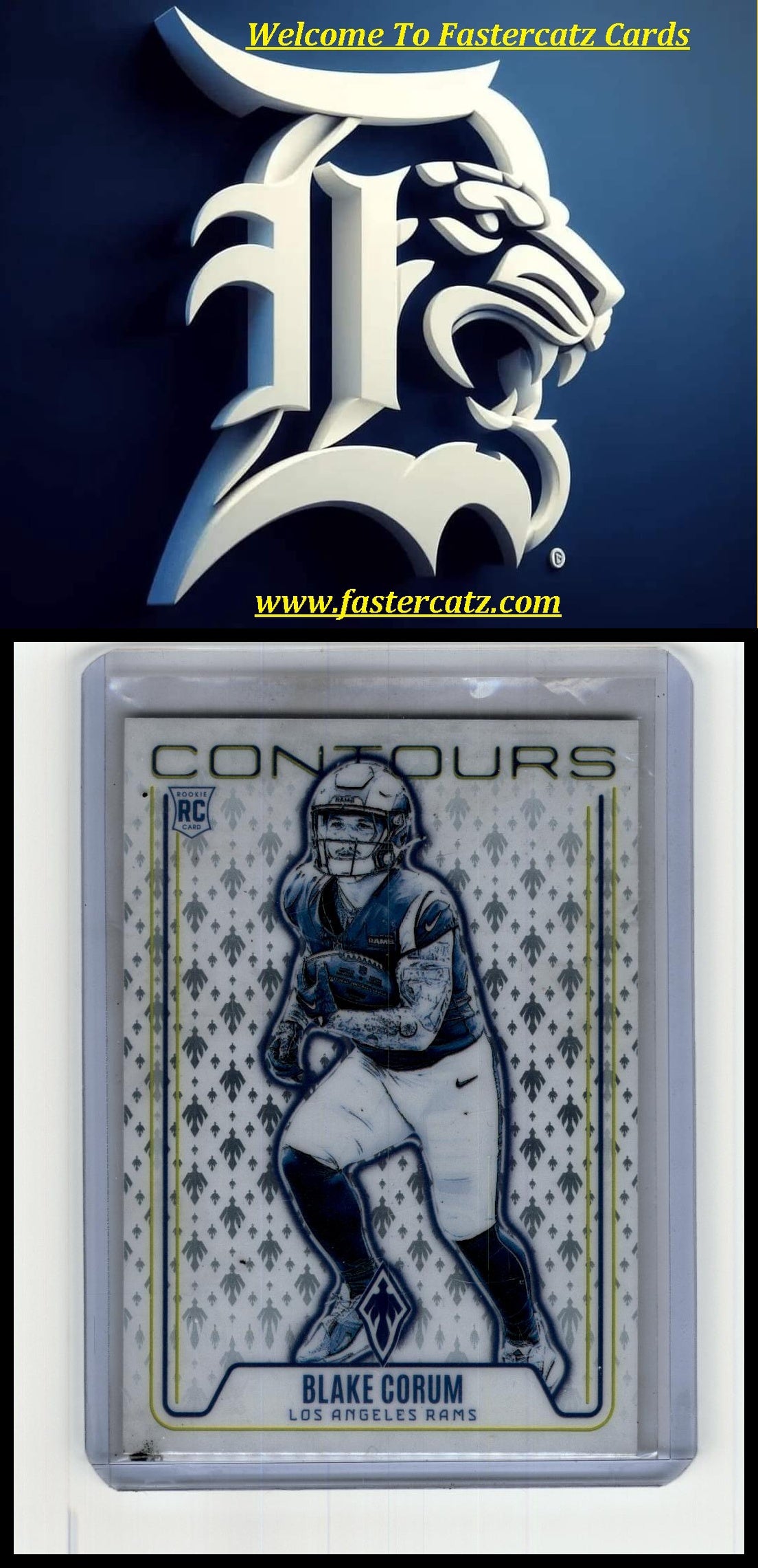2024 Panini Phoenix #CON-BCM Blake Corum Contours