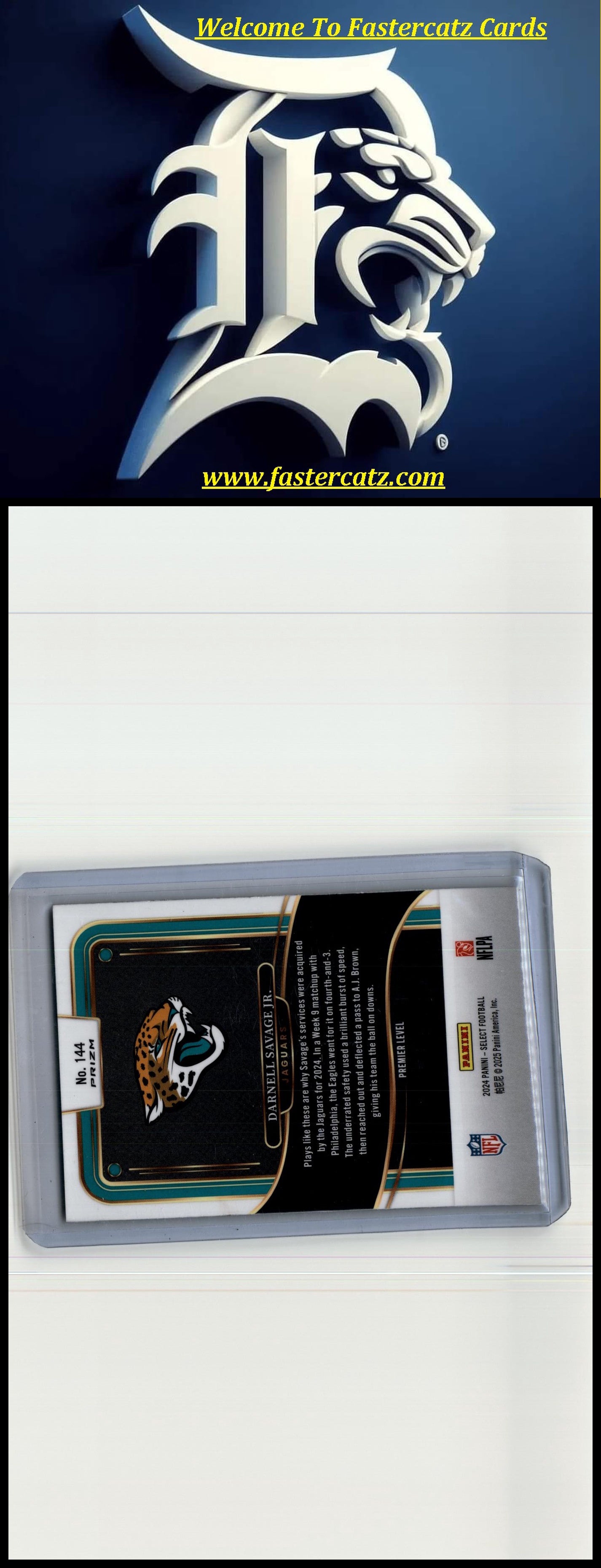 2024 Panini Select #144 Darnell Savage Jr. Tri-Color Prizm #/249
