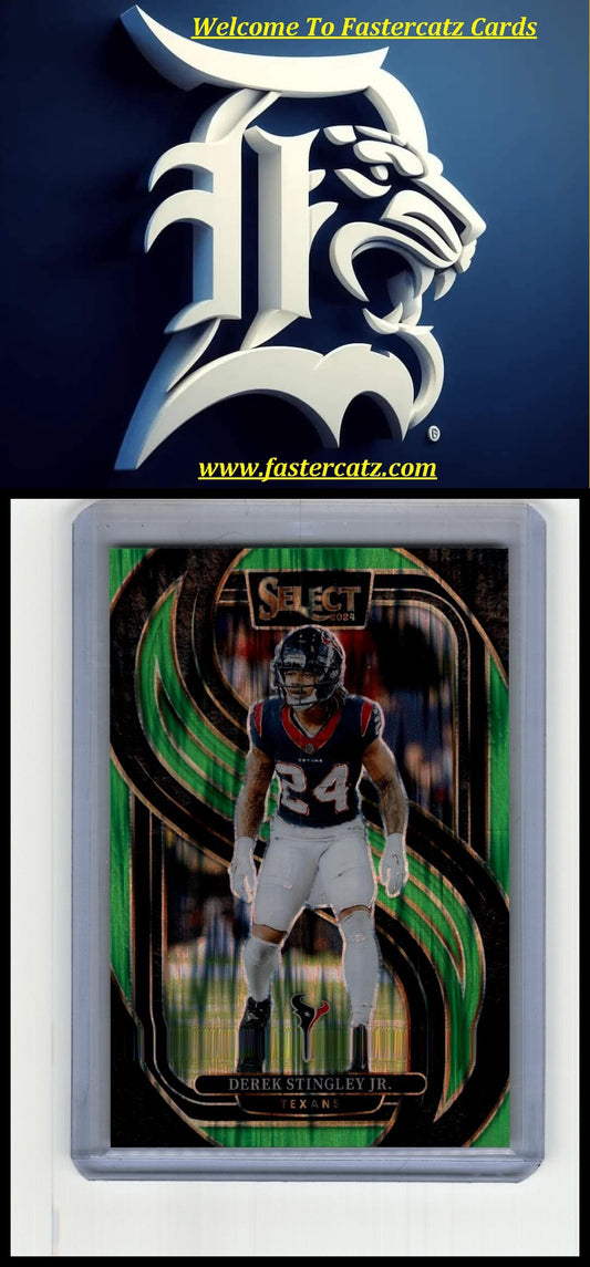 2024 Panini Select #149 Derek Stingley Jr. Silver Prizm