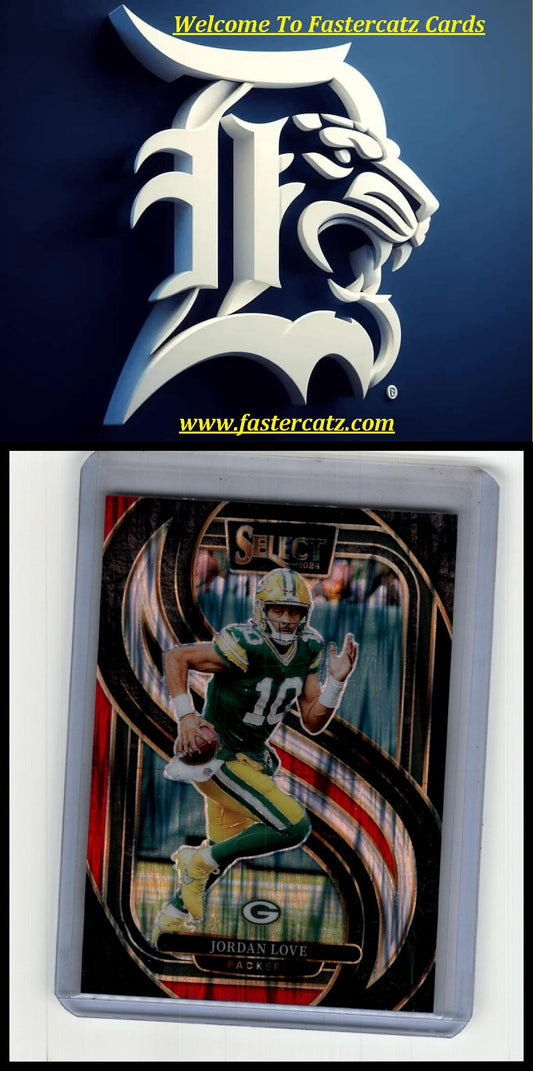 2024 Panini Select #172 Jordan Love Green Prizm #/5