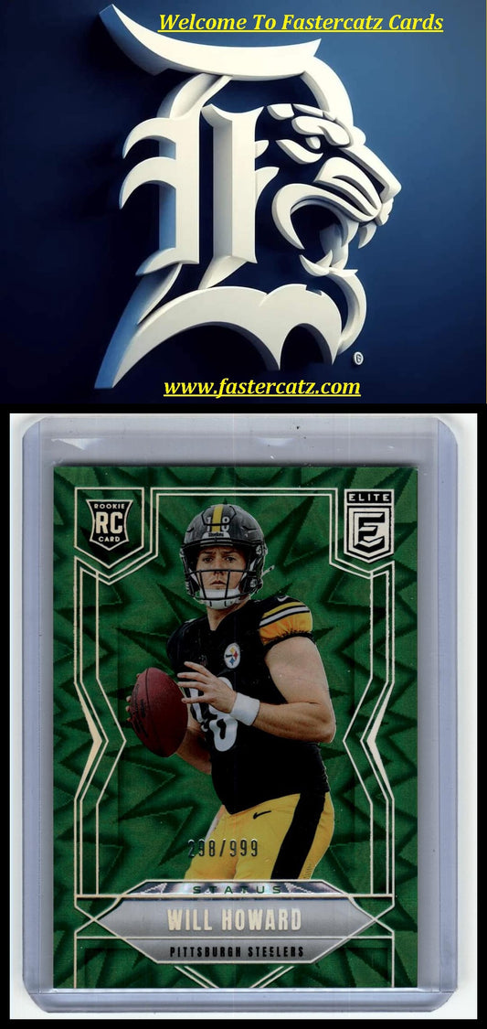2025 Donruss Elite #150 Will Howard Status Explosion #/999