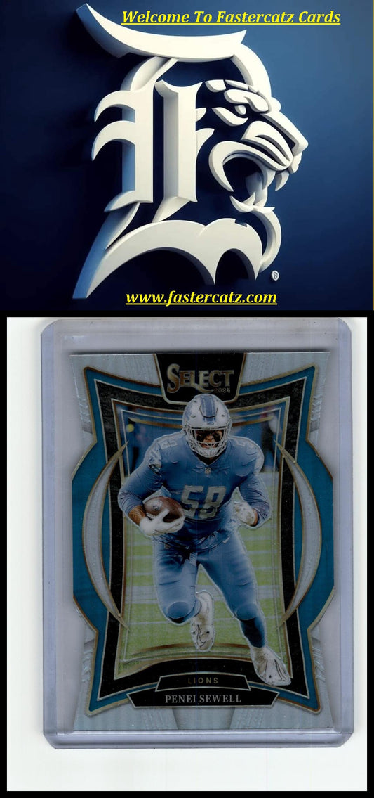 2024 Panini Select #87 Penei Sewell Silver Prizm