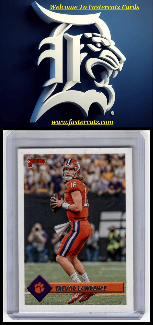 2023 Panini Chronicles Draft Picks #1 Trevor Lawrence Donruss Retro