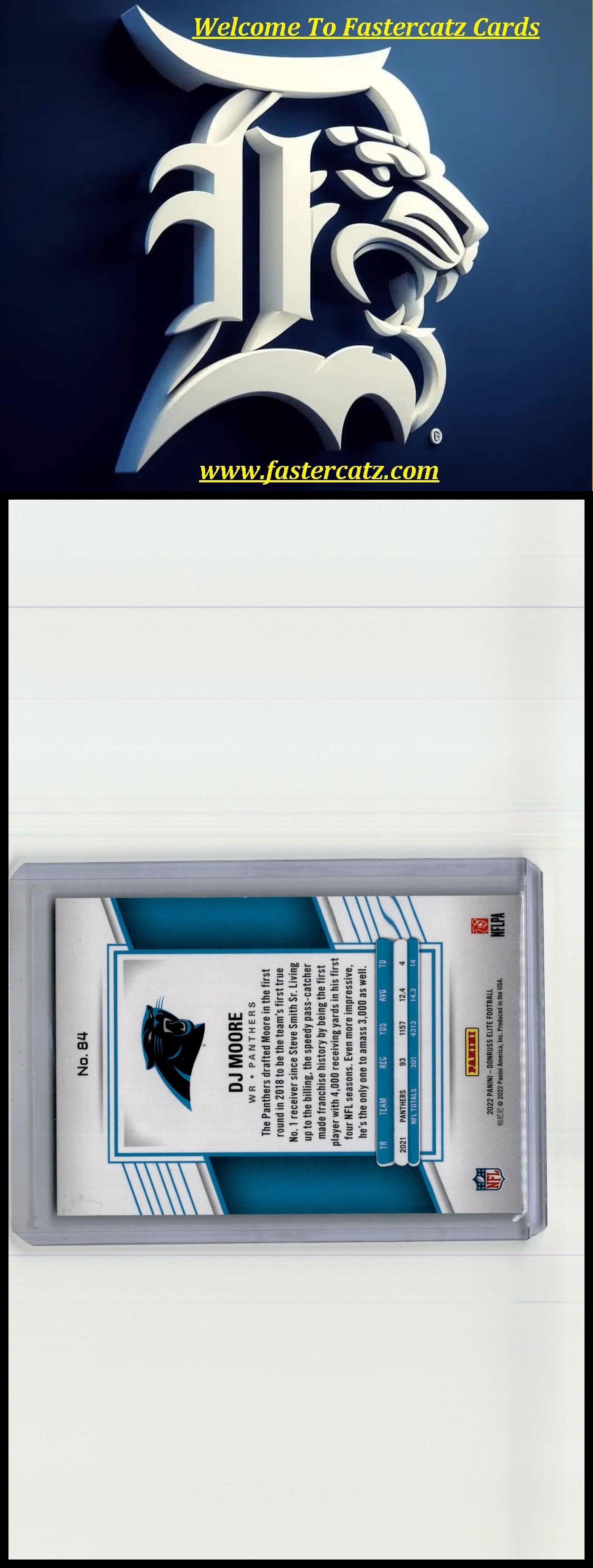 2022 Donruss Elite #84 DJ Moore