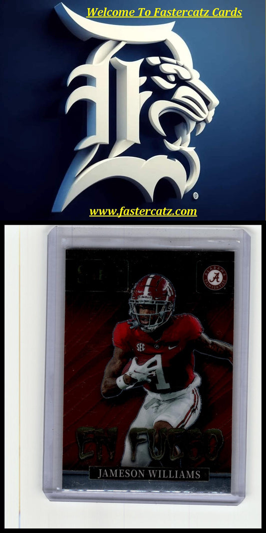 2022 Panini Select Draft Picks #EN-JW Jameson Williams En Fuego