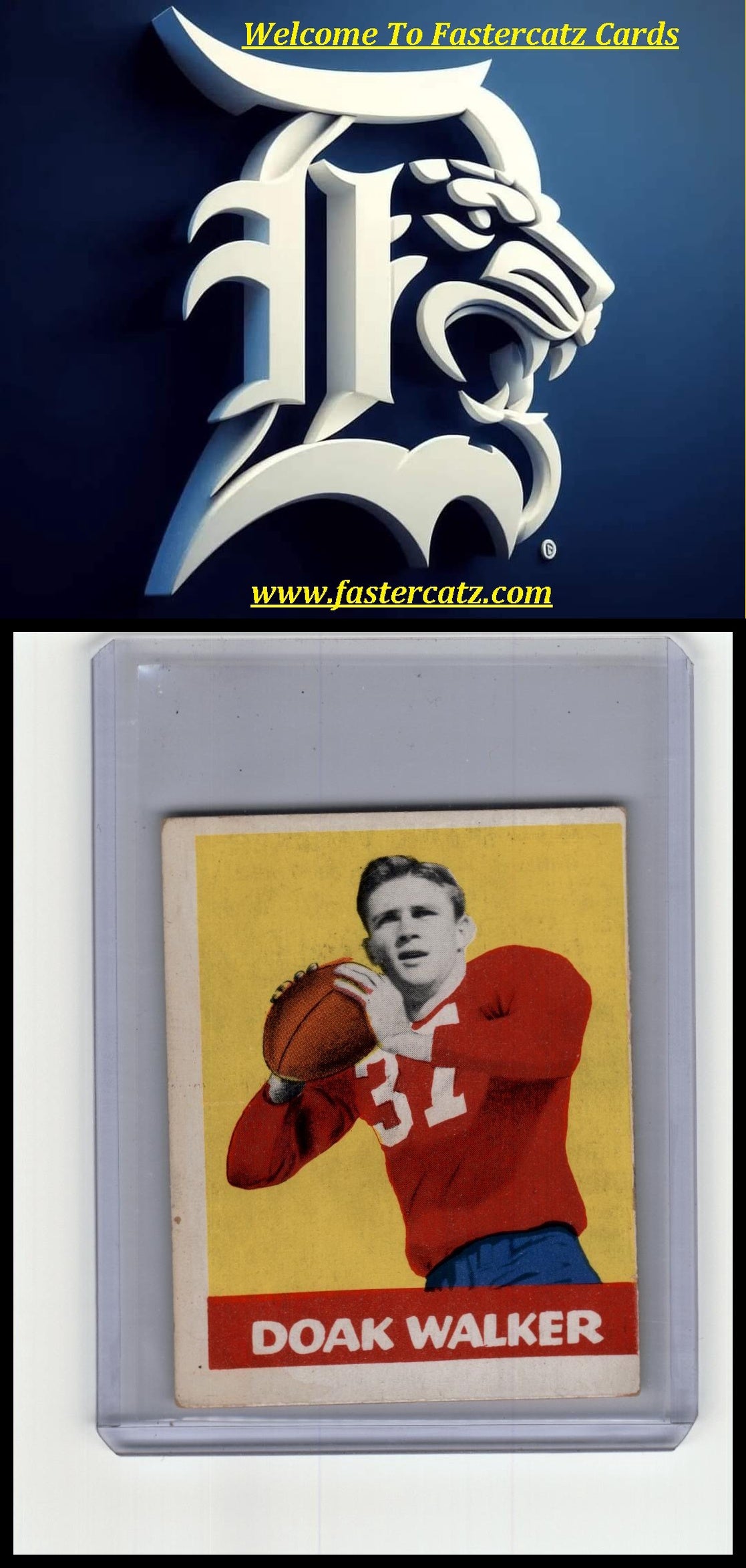 1948 Leaf #4a Doak Walker