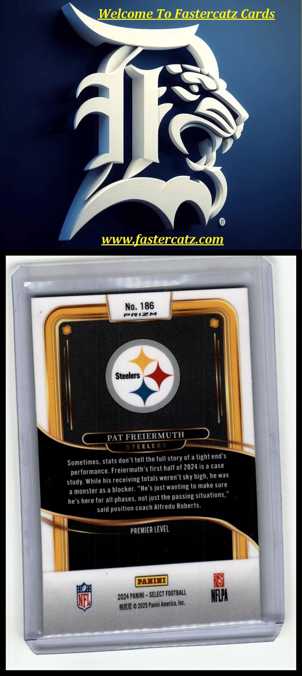 2024 Panini Select #186 Pat Freiermuth