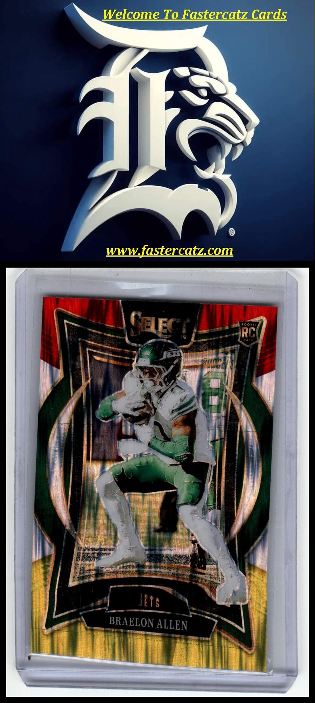 2024 Panini Select #10 Braelon Allen Silver Prizm