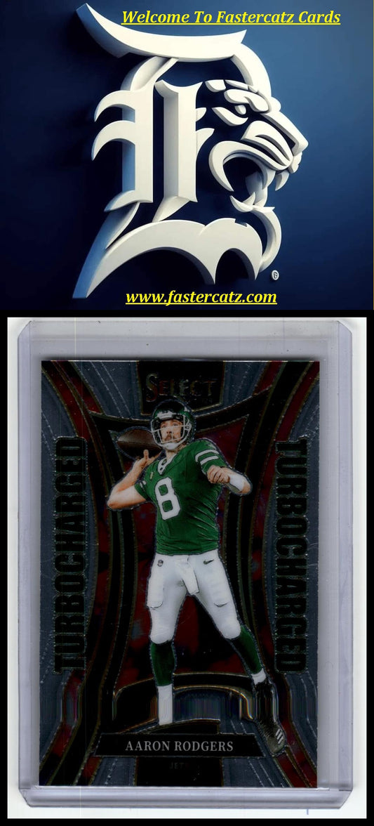 2024 Panini Select #8 Aaron Rodgers Turbocharged