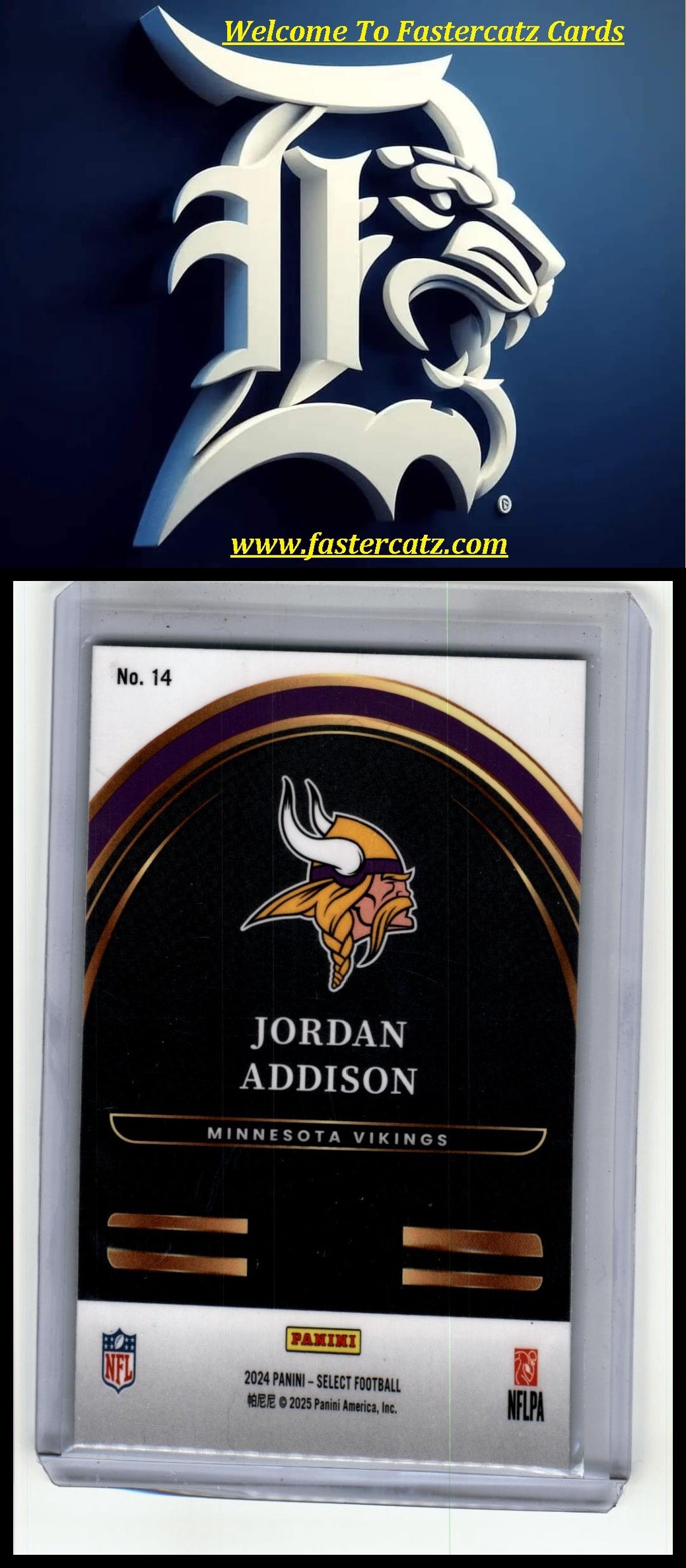 2024 Panini Select #14 Jordan Addison Select Future