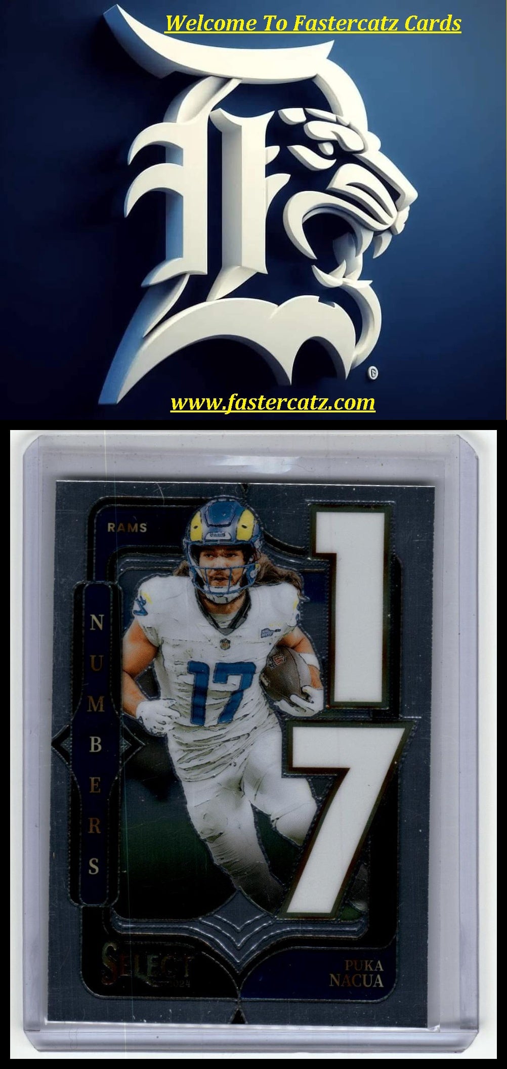 2024 Panini Select #2 Puka Nacua Select Numbers