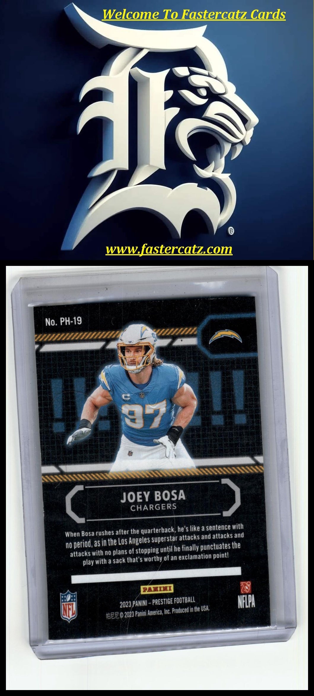 2023 Panini Prestige #PH-19 Joey Bosa Power House