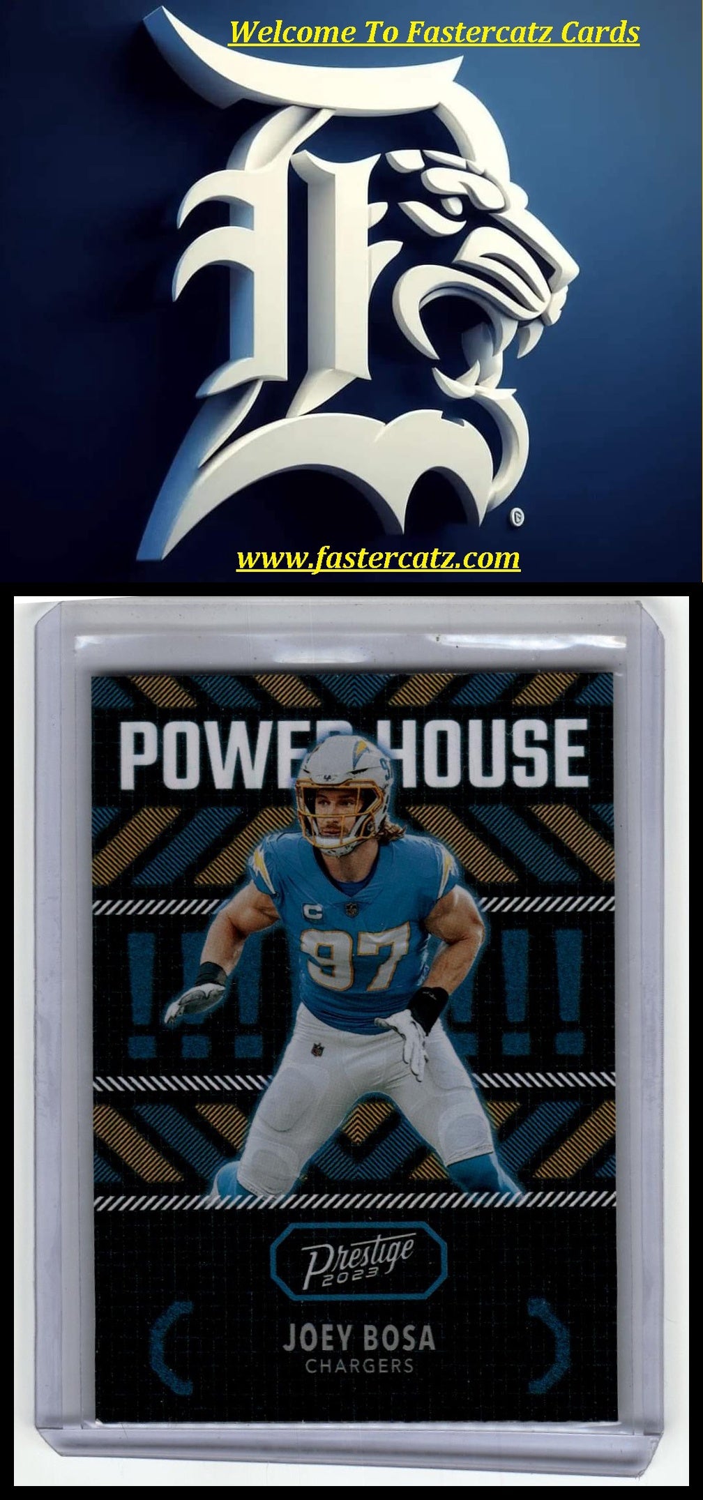 2023 Panini Prestige #PH-19 Joey Bosa Power House