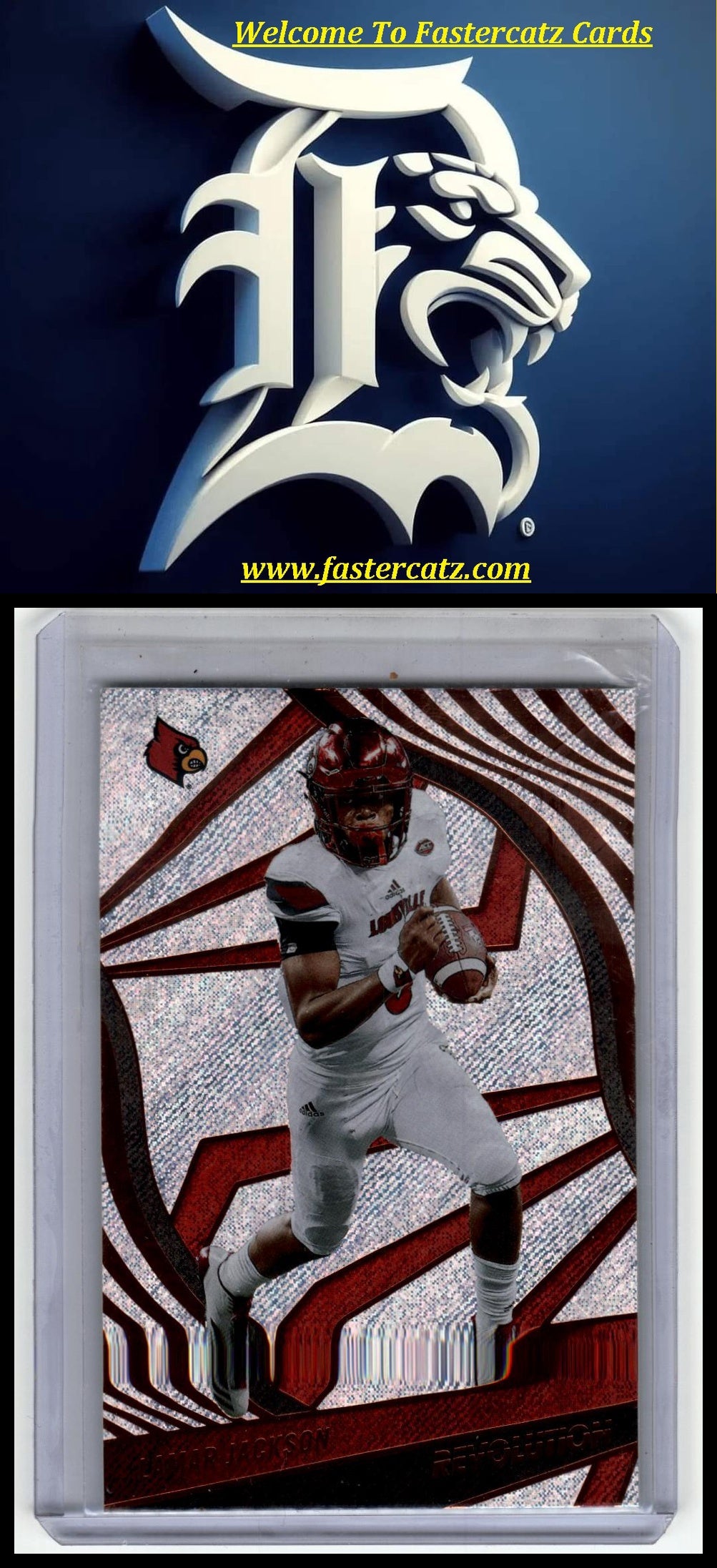 2023 Panini Chronicles Draft Picks #80 Lamar Jackson Revolution