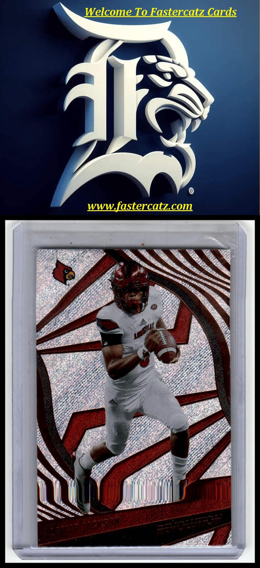 2023 Panini Chronicles Draft Picks #80 Lamar Jackson Revolution