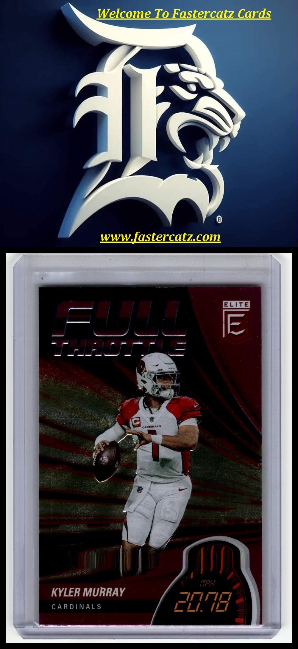 2022 Donruss Elite #FT2 Kyler Murray Full Throttle Green