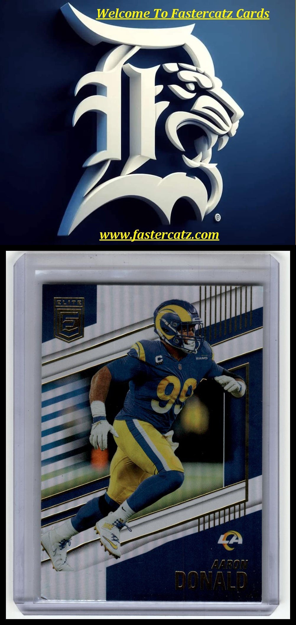 2022 Donruss Elite #96 Aaron Donald Status Explosion #/499