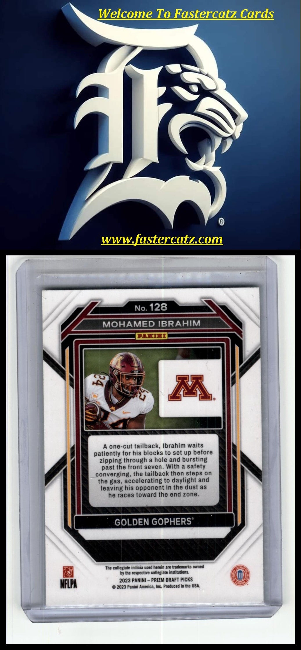 2023 Panini Prizm Draft Picks #128 Mohamed Ibrahim