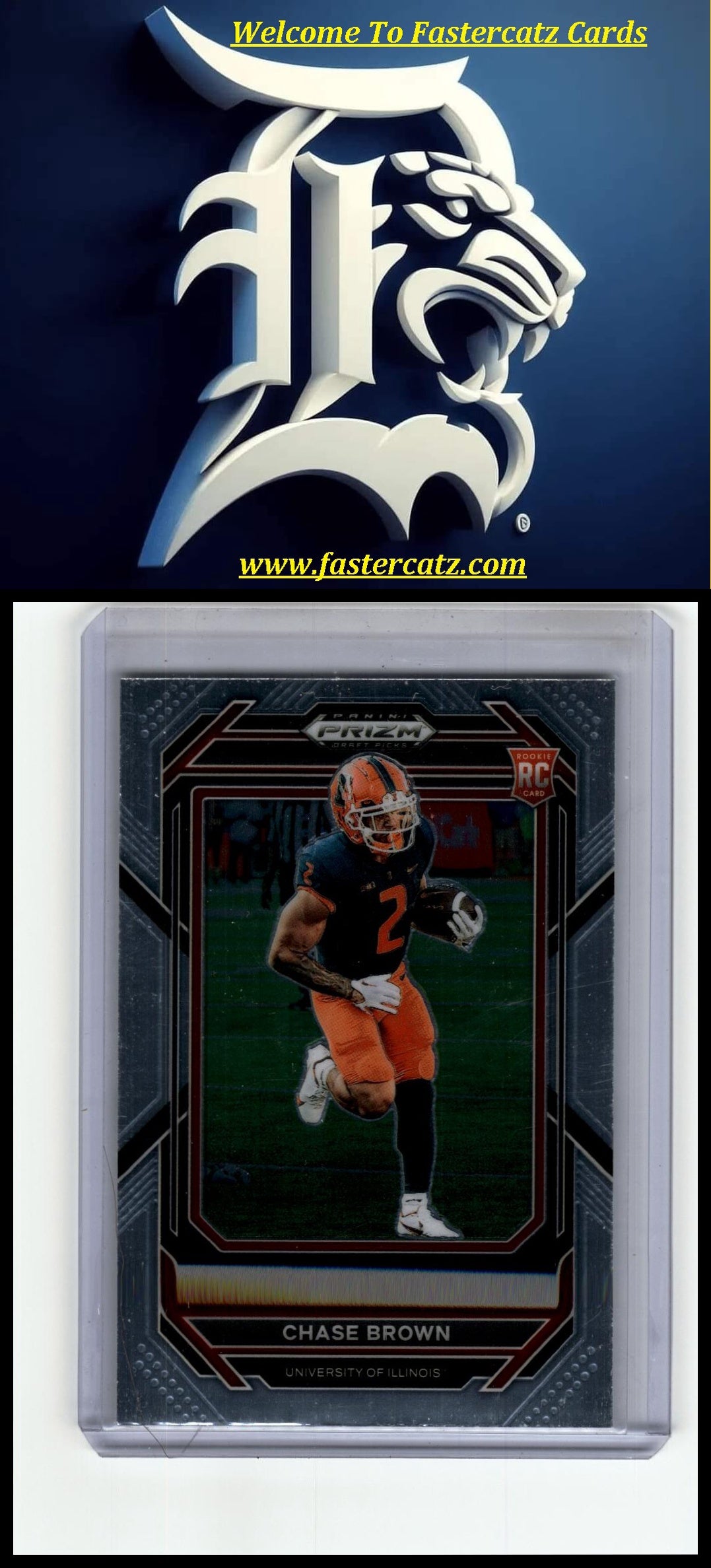 2023 Panini Prizm Draft Picks #118 Chase Brown