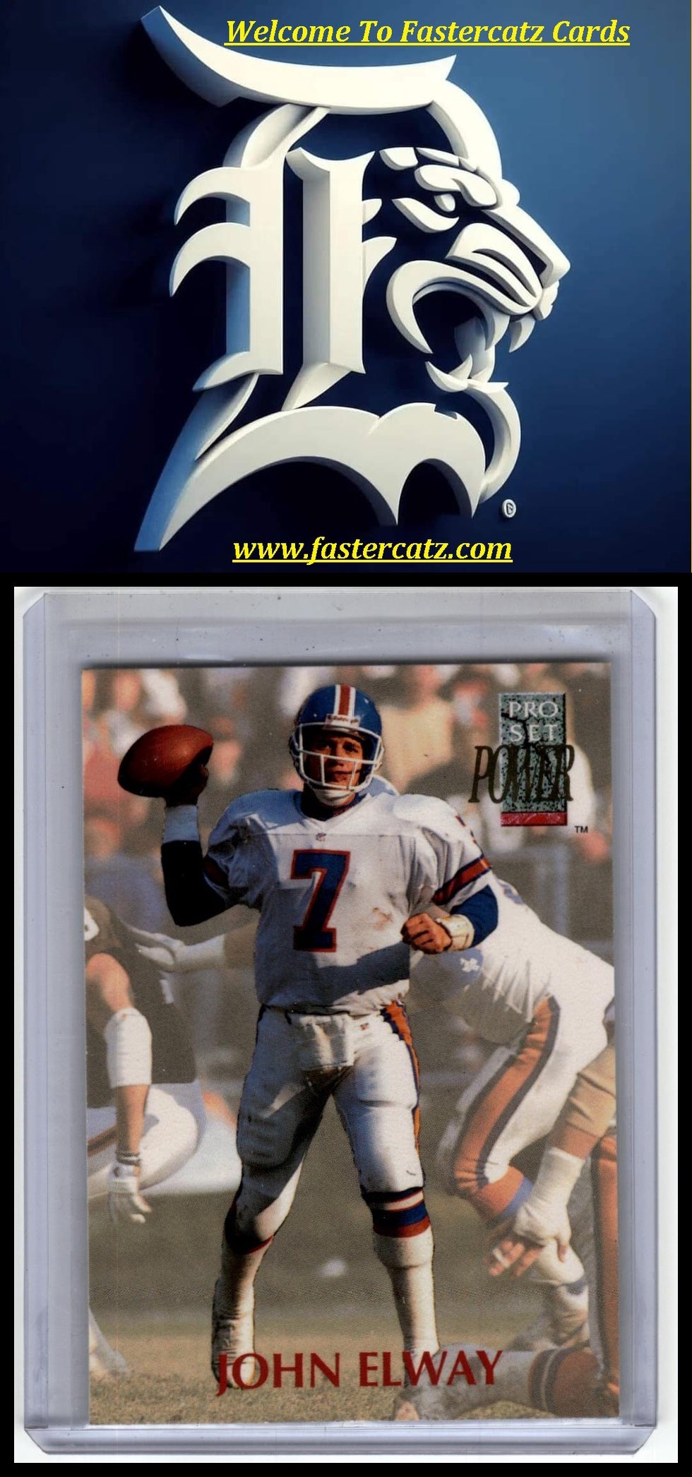 1992 Pro Set Power #7 John Elway