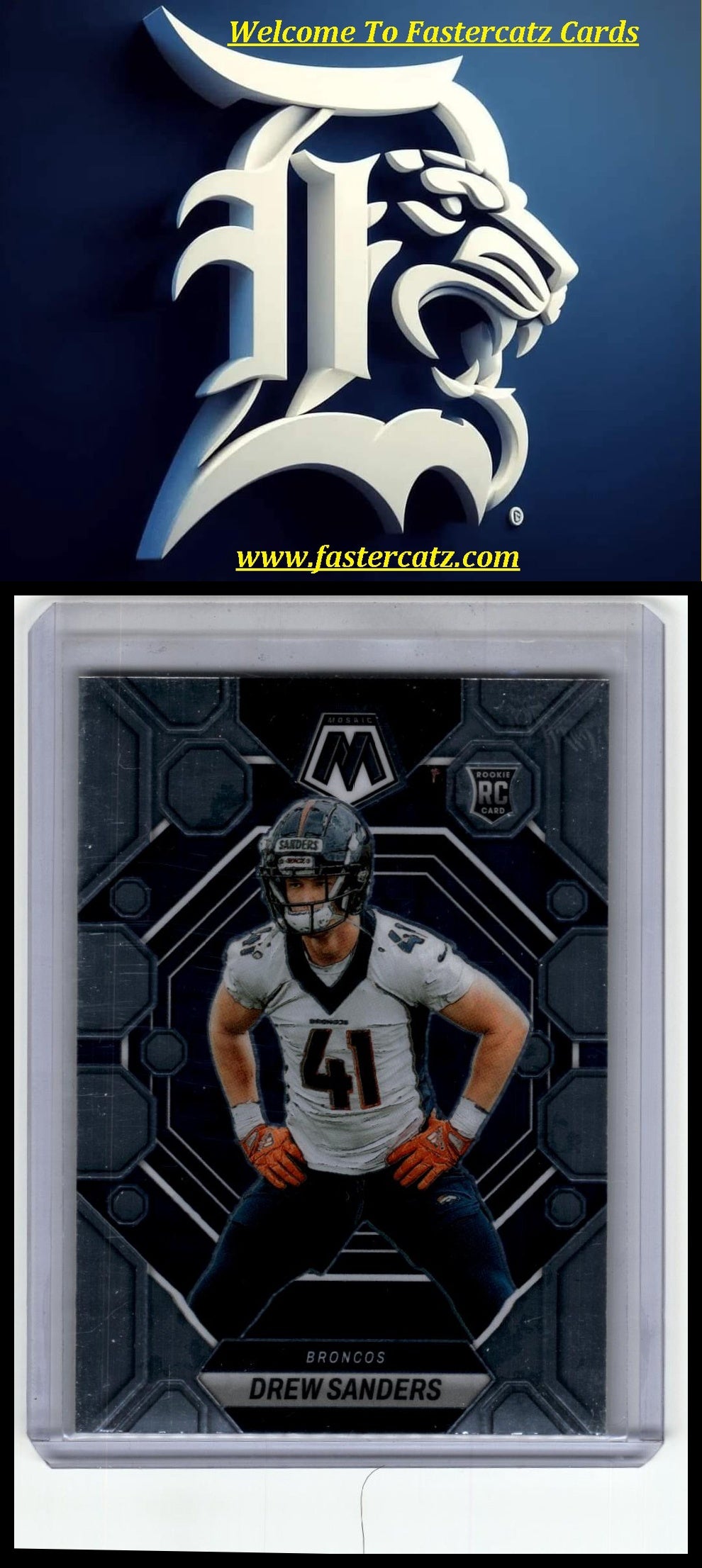 2023 Panini Mosaic #318 Drew Sanders
