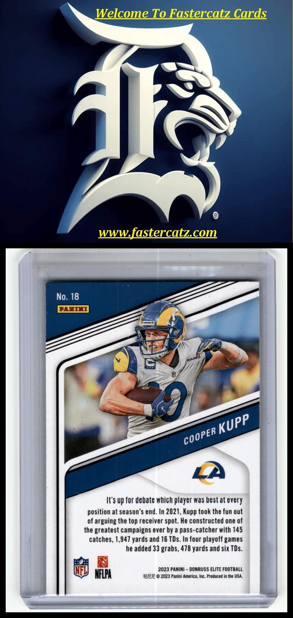 2023 Donruss Elite #18 Cooper Kupp