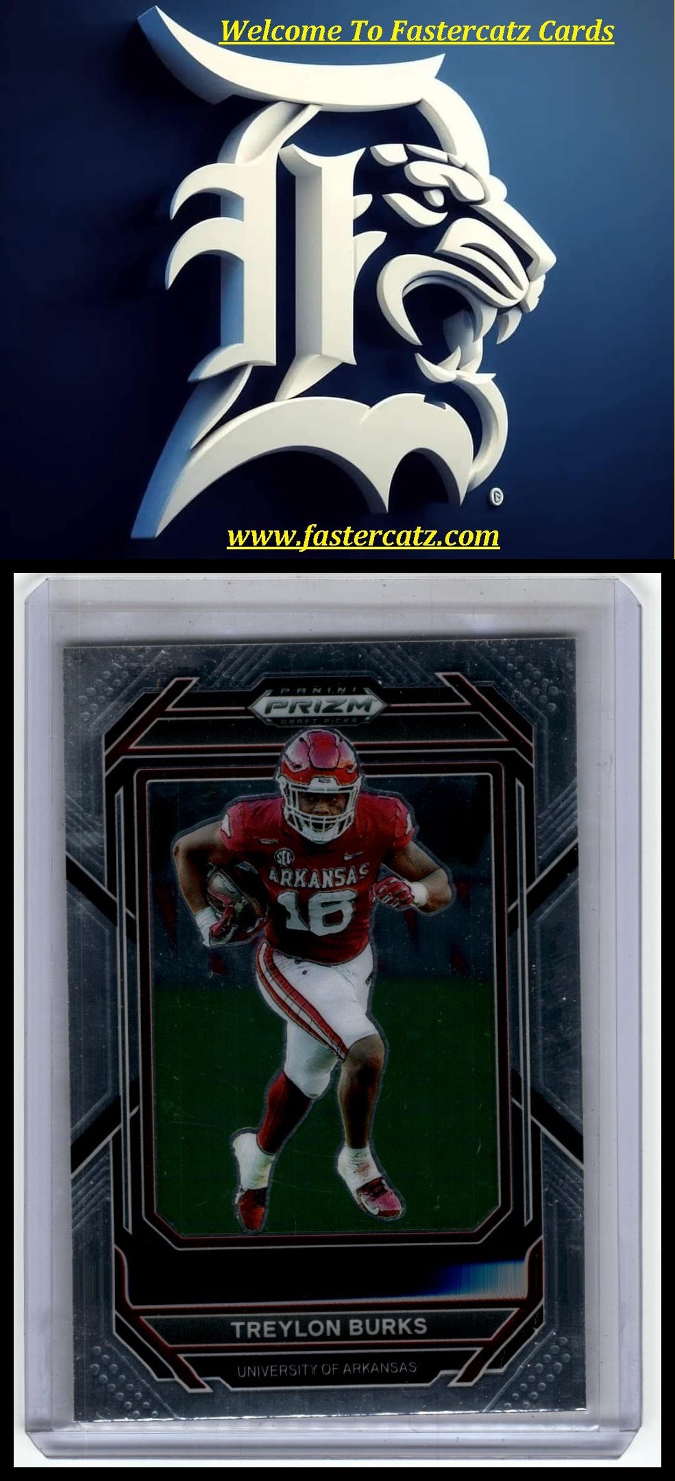 2023 Panini Prizm Draft Picks #98 Treylon Burks Prizms Silver