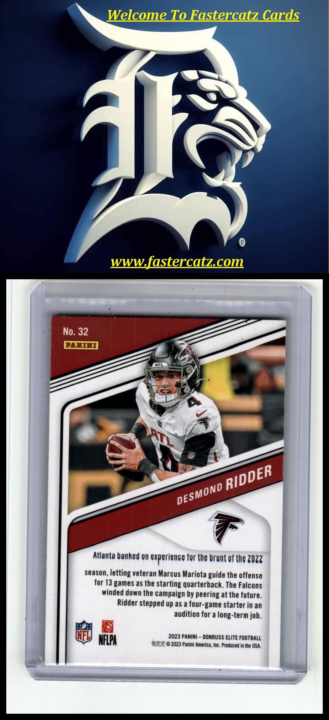 2023 Donruss Elite #32 Desmond Ridder