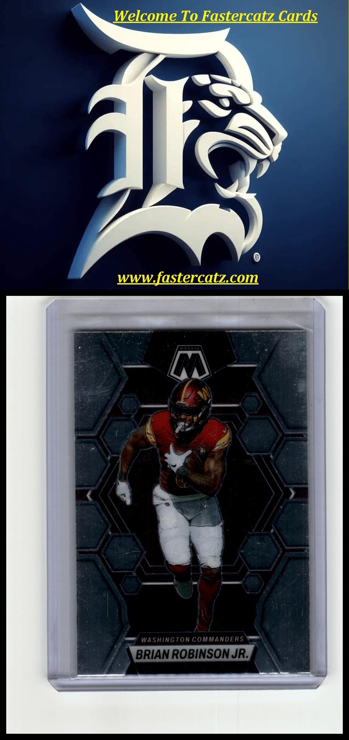2023 Panini Mosaic #244 Brian Robinson Jr.